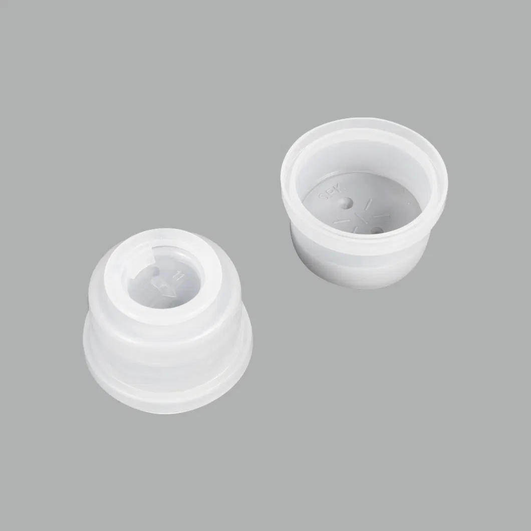 Assembly Plastic Closure for Infusion Bottle or Bag 30mm PE Euro Cap Medical Infusion Bottle Cap Lvp Pharmaceutical Plastic Cap