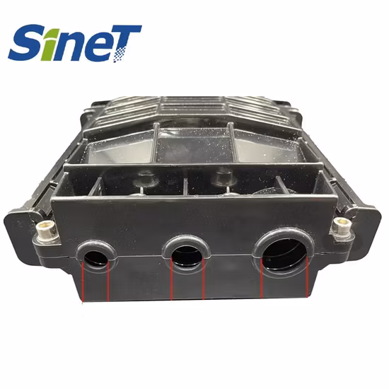 FTTH 12 24 36 48 72 96 Kerne PP/ABS/PC Kunststoff Horizontale optische wasserdichte Spleißverschlüsse